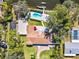 House with pool and canal access from above at 504 68Th Avenue W Dr, Bradenton, FL 34207