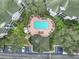 Community pool and surrounding buildings at 5180 Northridge Rd # 211, Sarasota, FL 34238