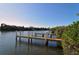 Private wooden dock perfect for enjoying the water at 5531 Cannes Cir # 802, Sarasota, FL 34231