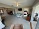 Bright and airy living room with access to bedroom and Florida room at 6504 Bowdoin Pl # 15, Bradenton, FL 34207