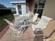 Relax and dine alfresco on this patio with comfortable seating at 6504 Bowdoin Pl # 15, Bradenton, FL 34207