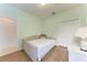 Bedroom with daybed and access to the bathroom at 7325 Skybird Rd # 7325, Bradenton, FL 34209