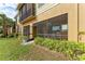 Ground level condo with screened lanai and lush landscaping at 7325 Skybird Rd # 7325, Bradenton, FL 34209