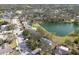 Aerial view of neighborhood by lake at 8009 55Th E St, Palmetto, FL 34221