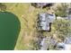 Aerial view of house near a lake at 8009 55Th E St, Palmetto, FL 34221