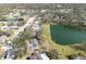 Aerial view of houses near lake at 8009 55Th E St, Palmetto, FL 34221