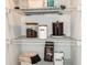 Well-organized pantry with wire shelving, perfect for storage at 8572 Daybreak St, Sarasota, FL 34241