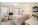 Bedroom with a double bed and ocean view at 33 S Gulfstream Ave # 808, Sarasota, FL 34236