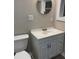 Bathroom with vanity and toilet, new flooring at 10607 3Rd St, Thonotosassa, FL 33592