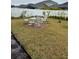 Backyard with an outdoor seating area, ideal for relaxation at 10923 Blue Magnolia Ln, Parrish, FL 34219