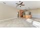 Kitchen with island and stainless steel appliances at 1104 83Rd Nw St, Bradenton, FL 34209