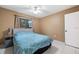 Charming bedroom with a queen bed, nightstand and ample closet space at 1170 Richter St, Port Charlotte, FL 33952