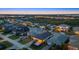 Night aerial view of houses in a residential neighborhood at 11712 Golden Bay Pl, Bradenton, FL 34211