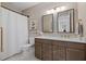 Modern bathroom with updated vanity, tile flooring and stylish fixtures at 11712 Golden Bay Pl, Bradenton, FL 34211