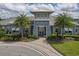 Community clubhouse entrance with landscaping at 11712 Golden Bay Pl, Bradenton, FL 34211