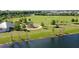 Community park with playground, pavilion, and pond at 11712 Golden Bay Pl, Bradenton, FL 34211