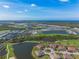 Expansive aerial view of golf courses, lakes and residential areas at 14081 Black Beauty Dr # 1111, Punta Gorda, FL 33955