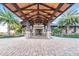 Covered entry to clubhouse with wood beams at 14333 Stirling Dr, Lakewood Ranch, FL 34202