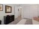 Spacious bedroom with built-in closet and plush carpet at 1519 Pelican Point Dr # 191, Sarasota, FL 34231