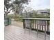 Relaxing deck overlooking the canal with seating at 1519 Pelican Point Dr # 191, Sarasota, FL 34231