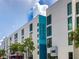 Modern building exterior with teal accents at 2188 Fruitville Rd, Sarasota, FL 34237