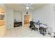 Home office features a spacious desk and easy access to the living room at 232 Venice Palms Blvd, Venice, FL 34292