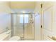 Walk in shower with grab bars at 232 Venice Palms Blvd, Venice, FL 34292