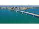 Aerial view showcasing a bridge and cityscape at 2335 Novus St, Sarasota, FL 34237