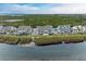 Row of waterfront homes with private patios at 25 Tidy Island Blvd # 25, Bradenton, FL 34210