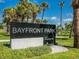 Bayfront Park entrance sign in Longboat Key, Florida at 3240 Gulf Of Mexico Dr # B104, Longboat Key, FL 34228