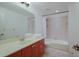 Bathroom with tub and shower at 3395 Hardee Dr, Venice, FL 34292