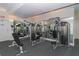 Fitness center featuring weight machines and mirrors at 415 L Ambiance Dr # A401, Longboat Key, FL 34228