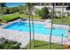 Resort-style pool with plenty of lounge chairs at 415 L Ambiance Dr # A401, Longboat Key, FL 34228