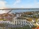 Aerial view of townhomes near the waterfront at 4238 Marina View Way, Cortez, FL 34215