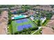 Aerial view of community amenities at 4250 Players Pl # 2615, Sarasota, FL 34238