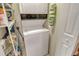 Convenient laundry closet with stackable washer and dryer at 4250 Players Pl # 2615, Sarasota, FL 34238