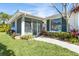 Front entrance with walkway and landscaping at 4515 Falcon Ridge Dr, Sarasota, FL 34233