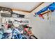 Private storage unit with shelving and space for bikes at 452 Cerromar Rd # 176, Venice, FL 34293