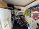 Private storage unit with shelving and space for bikes at 452 Cerromar Rd # 176, Venice, FL 34293