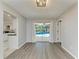 Bright dining room with pool view and sliding glass doors at 4822 30Th Street E Ct, Bradenton, FL 34203