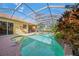 Inviting screened pool and patio area at 4850 Sweetshade Dr, Sarasota, FL 34241