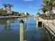 Scenic view of a peaceful canal with waterfront homes at 521 Wedge Ln, Longboat Key, FL 34228