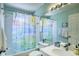 Clean bathroom with shower/tub combo and updated vanity at 6115 39Th W Ave, Bradenton, FL 34209