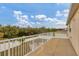 Private balcony overlooking backyard and waterfront view at 6172 42Nd Street E St, Bradenton, FL 34203