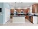 Modern kitchen with stainless steel appliances and island at 6172 42Nd Street E St, Bradenton, FL 34203