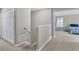 Upstairs hallway with access to bedrooms and closets at 6172 42Nd Street E St, Bradenton, FL 34203