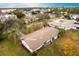 Aerial view highlighting the home's roofline and location at 6222 Brentwood Ave, Sarasota, FL 34231