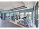 Fitness center with a variety of equipment and natural light at 7204 Annanhill Ln, Lakewood Ranch, FL 34202