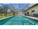 Relaxing pool with screen enclosure and lush landscaping at 7324 Phillips St, Sarasota, FL 34243