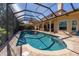 Resort-style pool with a spa and patio at 7503 Calle Facil, Sarasota, FL 34238